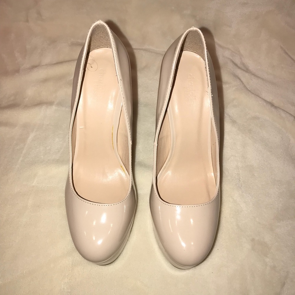 Nude Charlotte Russe platform heels